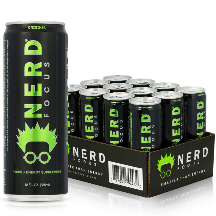 NERD FOCUS ENRGY GREEN 12OZ 12CT
